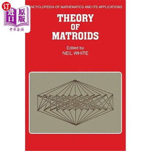 海外直订Theory of Matroids 拟阵理论