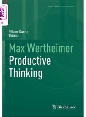 海外直订Max Wertheimer Productive Thinking 马克思·韦特海默创造性思维