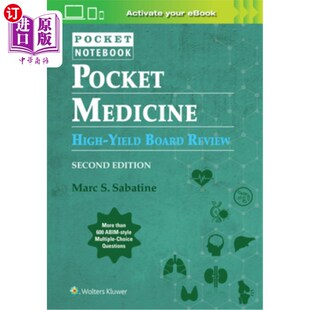 海外直订医药图书Pocket Medicine High Yield Board Review 袖珍医药高产板审查