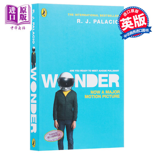 奇迹男孩 电影版 英文原版 小说 书 含电影情节及剧照 Wonder Film Tie-in R J Palacio 帕拉秋 温馨励志 同名电影