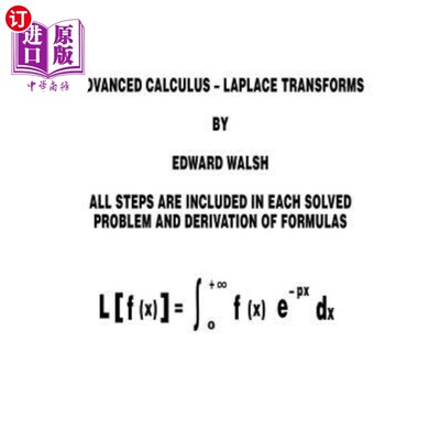 海外直订Advanced Calculus: Laplace Transforms 高级微积分：拉普拉斯变换