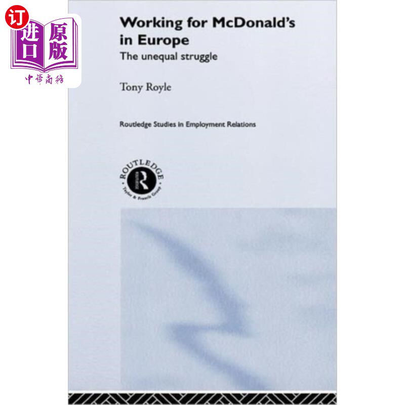 海外直订Working for McDonald's in Europe 在欧洲的麦当劳工作