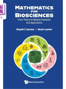 海外直订Mathematics for Biosciences: From Theory to Worked Examples and Applications 生物科学数学：从理论到实例和应
