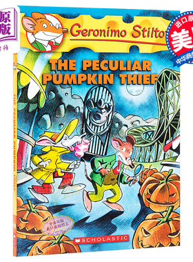 现货 [英文原版]Geronimo Stilton 42:老鼠记者：古怪的偷南瓜贼 儿童文学 章节书 悬疑探险 恐怖惊悚 580L【中商原版】