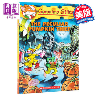 Stilton 中商原版 章节书 英文原版 Geronimo 悬疑探险 老鼠记者：古怪 580L 现货 偷南瓜贼 恐怖惊悚 儿童文学