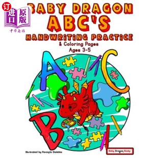 Year ABC Practice Handwriting 海外直订Baby Coloring olds for Pages Baby and Dragon