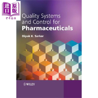 现货 Quality Systems And Controls For Pharmaceuticals【中商原版】
