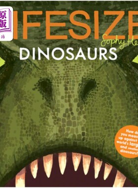 海外直订Lifesize Dinosaurs 原尺寸的恐龙