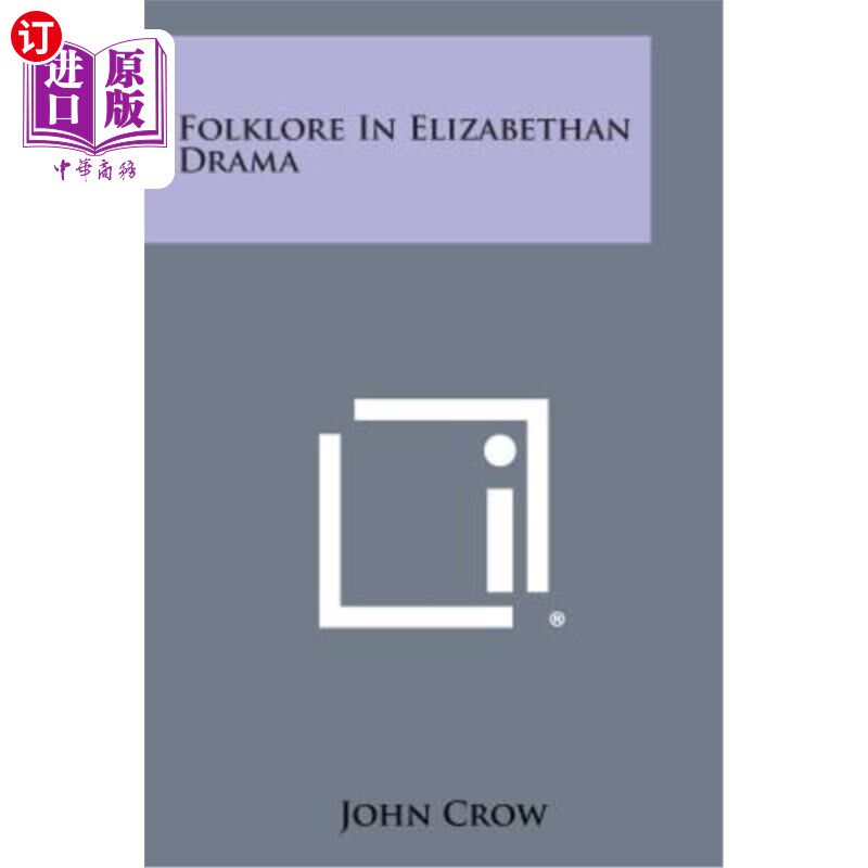 海外直订Folklore in Elizabethan Drama 伊丽莎白戏剧中的民间传说