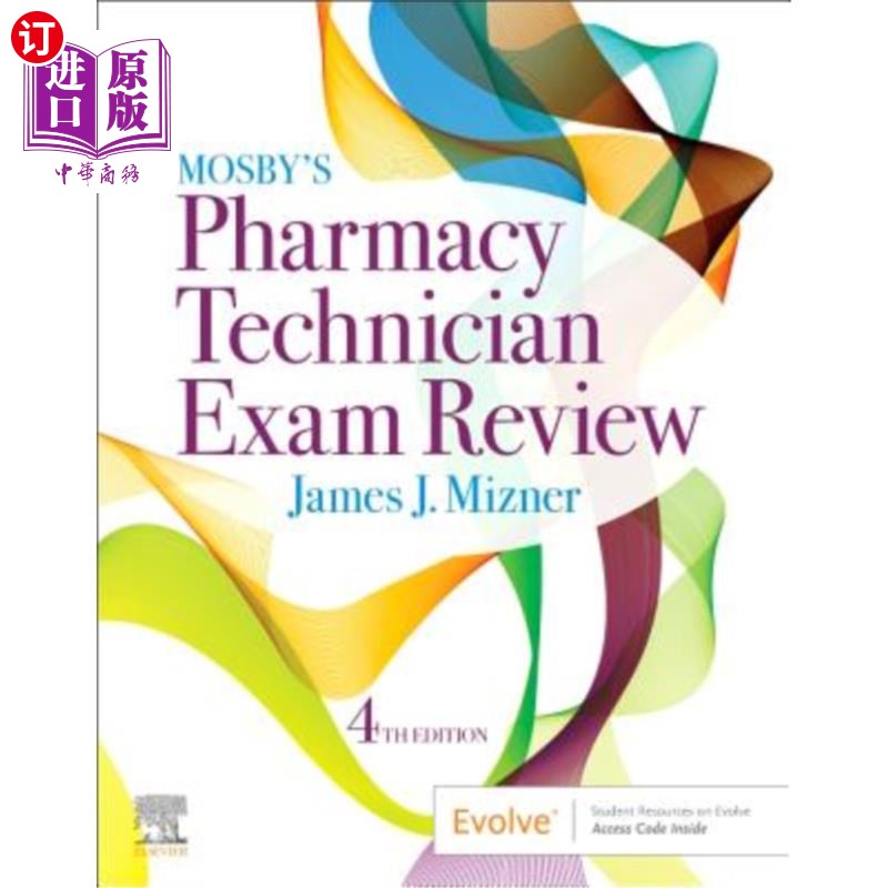 海外直订医药图书Mosby's Pharmacy Technician Exam Review 莫斯比药房技术员考试复习