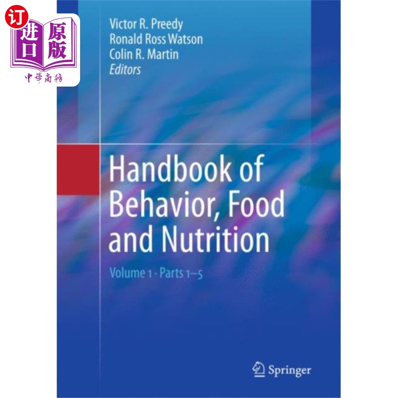 海外直订医药图书Handbook of Behavior, Food and Nutrition 行为、食物和营养手册