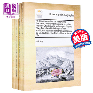 英文原版 4本套装 the from 现货 Lewis Voltaire Age Nations Charlemaign 中商原版 Reign 风俗论
