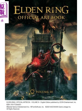 预售 艾尔登法环 官方设定集3 老头环 Elden Ring Official Art Book Volume III 英文原版 Fromsoftware【中商原版】