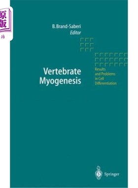 海外直订Vertebrate Myogenesis 脊椎动物肌肉发生