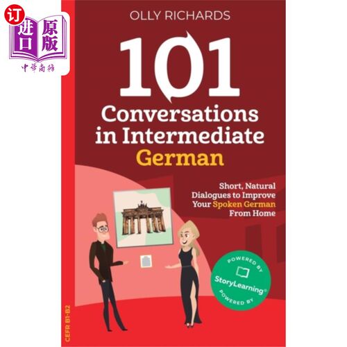 海外直订101 Conversations in Intermediate German 101中级德语会话