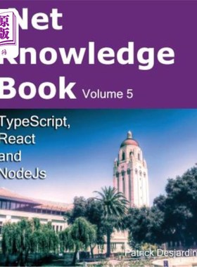 海外直订.Net Knowledge Book: TypeScript, React and NodeJs .Net知识书：打字脚本、反应和