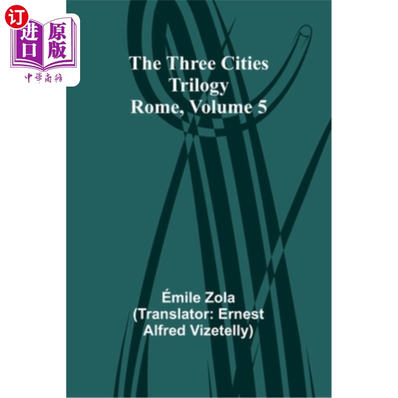 海外直订The Three Cities Trilogy: Rome, Volume 5 三城三部曲：罗马，第五卷