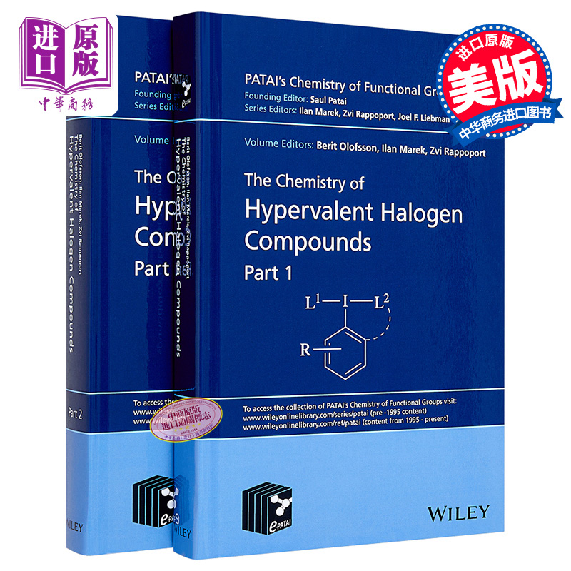 现货 高价卤素化合物的化学 The Chemistry Of Hypervalent Halogen Compounds 英文原版 Ilan Marek 中商原版