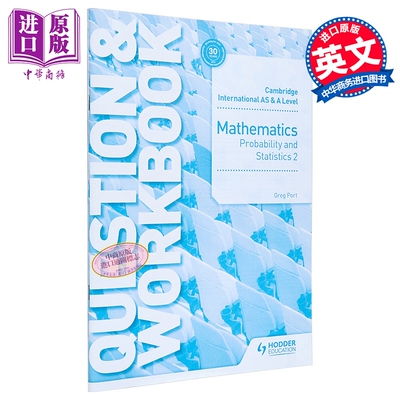 剑桥国际Cambridge International AS & A Level Mathematics Probability& Statistics 2 Question & Workbook【中商原版】