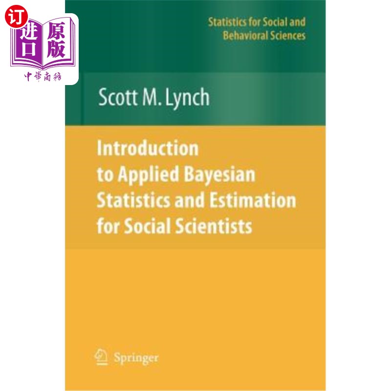 海外直订Introduction to Applied Bayesian Statistics and Estimation for Social Scientists 社会科学应用贝叶斯统计与估