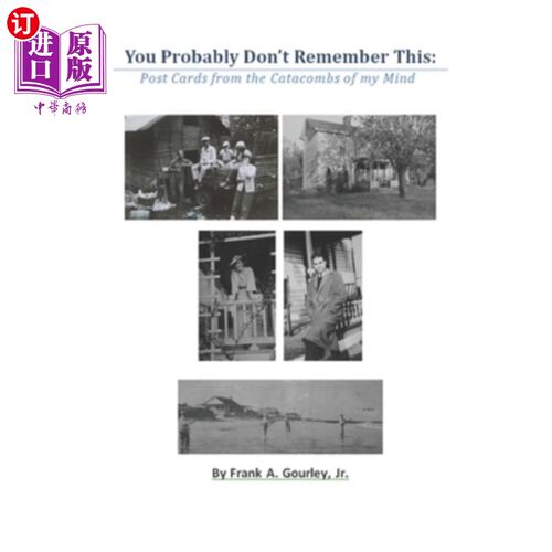 海外直订You Probably Don't Remember This: Post Cards from the Catacombs of My Mind 你可能不记得这个:来自我心灵的地