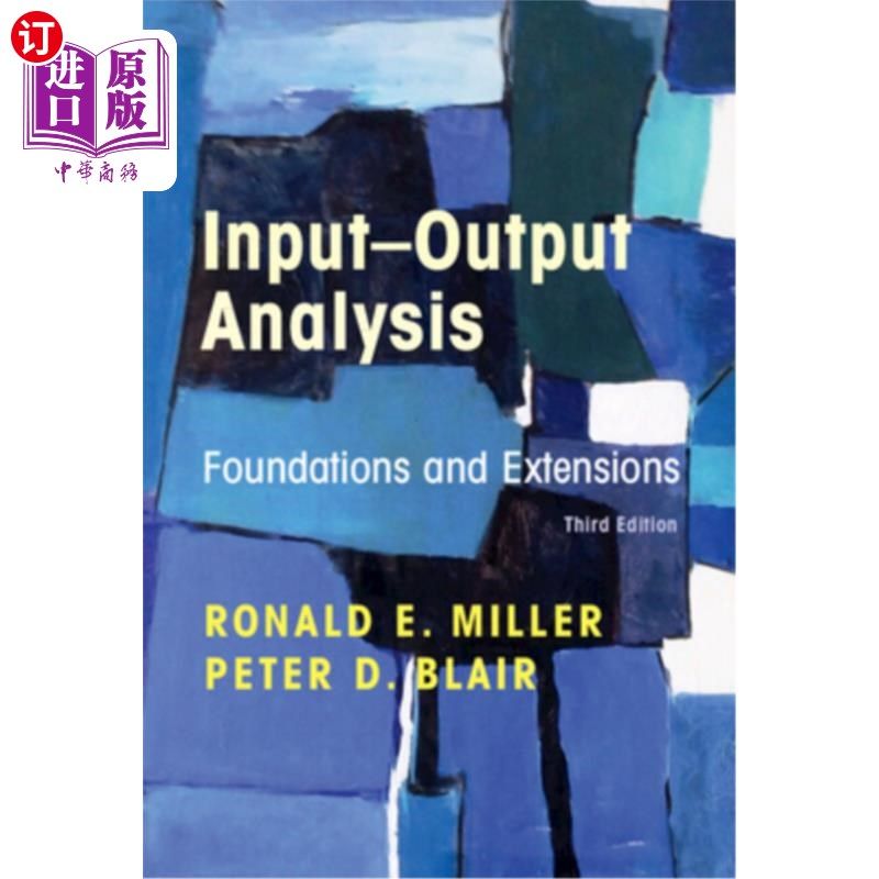 海外直订Input-Output Analysis: Foundations and Extensions 投入产出分析:基础与扩展