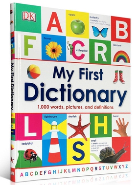 【中商原版】My First Dictionary 我的初阶单词字典 DK 英文原版 精装 初阶图画词典 插图字典 5-12岁