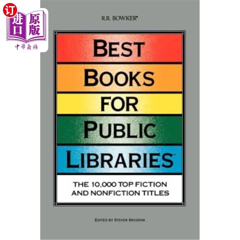海外直订Best Books for Public Libraries: The 10,000 Top Fiction & Nonprofit Titles 公共图书馆图书:1万本最佳小说和非