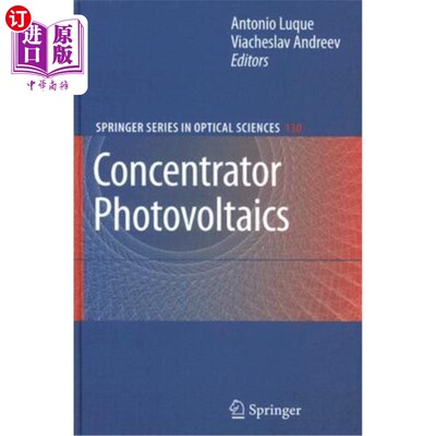 海外直订Concentrator Photovoltaics 聚光光伏
