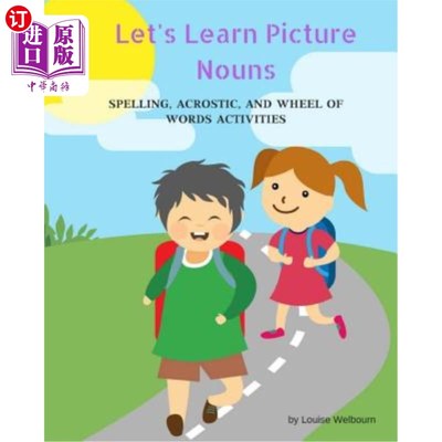 海外直订Let's Learn Picture Nouns: Using Spelling, Acrostics, and Wheel of Word Activiti 让我们学习图片名词：使用拼