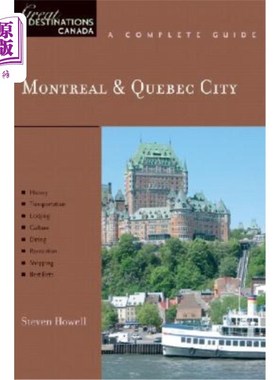 海外直订Explorer's Guide Montreal & Quebec City: A Great Destination 探险家指南蒙特利尔和魁北克城：一个伟大的目的地