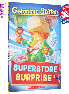 现货 Geronimo Stilton #76：Superstore Surprise 老鼠记者76 英文原版 进口图书 学乐 儿童读物 6-12岁【中商原版】
