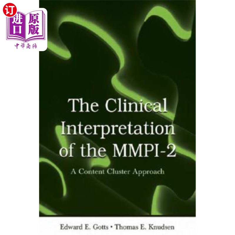 海外直订The Clinical Interpretation of Mmpi-2: A Content Cluster Approach Mmpi-2的临床解释:内容聚类方法