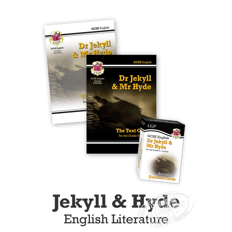 现货 英国CGP原版 GCSE Catch-Up Essentials English Literature Jekyll & Hyde 英国文学：变身怪医 备考教辅三册 含答案