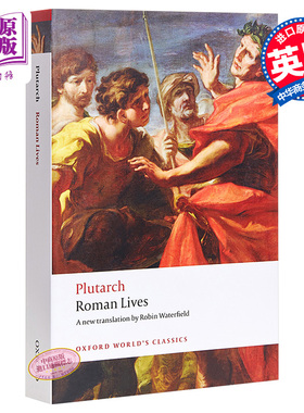 预售 【中商原版】普鲁塔克 罗马名人传 八人生活选集  英文原版 Roman Lives: A Selection of Eight Lives(Oxford Worlds Classi