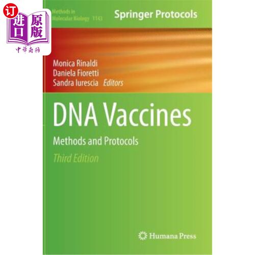 海外直订医药图书DNA Vaccines: Methods and Protocols DNA疫苗：方法和方案