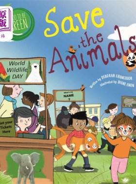 海外直订Good to be Green: Save the Animals 善待绿色:拯救动物