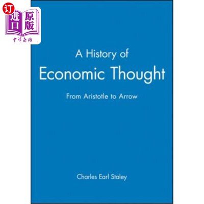 海外直订A History of Economic Thought: From Aristotle to Arrow 经济思想史——从亚里士多德到阿罗