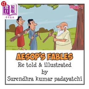 海外直订Aesop's fable (Illustrated): Aesop's kids fables is collection of fables written 《伊索寓言》(附图):《伊索