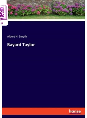 海外直订Bayard Taylor 巴亚德·泰勒
