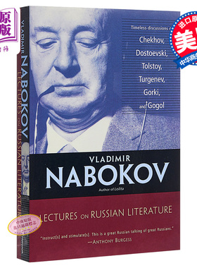 【中商原版】俄罗斯文学讲稿 英文原版 Lectures on Russian Literature 纳博科夫 英文文学