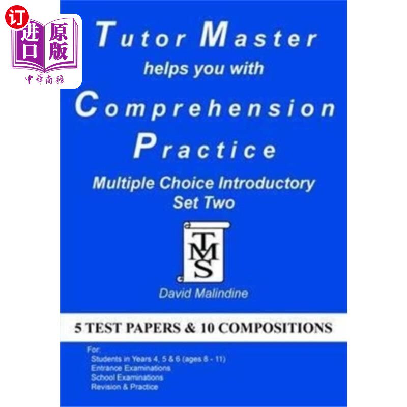 海外直订Tutor Master Helps You with Comprehension Practi... 导师大师帮助你理解练习-选择题入门第二套