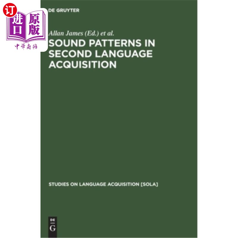 海外直订Sound Patterns in Second Language Acquisition 第二语言习得中的声音模式