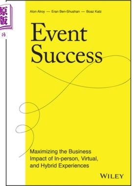 预售 成功的事件:大化业务影响的人，虚拟和混合体验 Event Success Alon Alroy 英文原版 中商原版