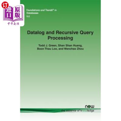 海外直订Datalog and Recursive Query Processing 数据日志和递归查询处理