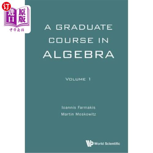 海外直订Graduate Course in Algebra, a - Volume 1 代数研究生课程第1卷