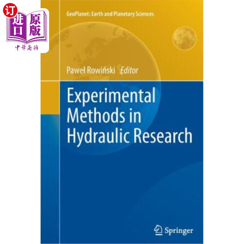 海外直订Experimental Methods in Hydraulic Research 水力学研究中的实验方法