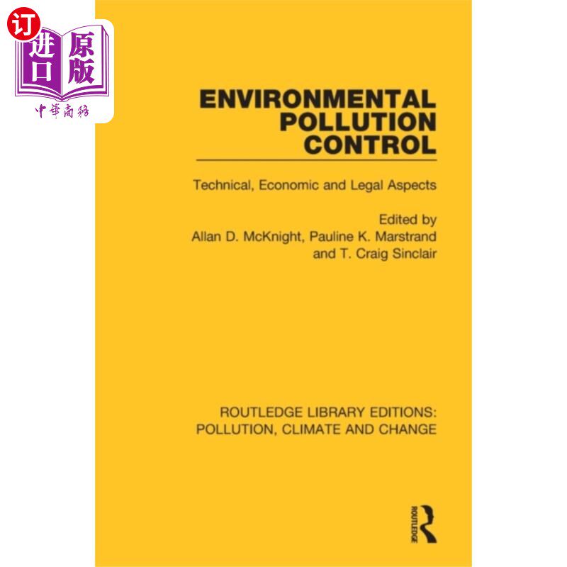 海外直订Environmental Pollution Control 环境污染控制