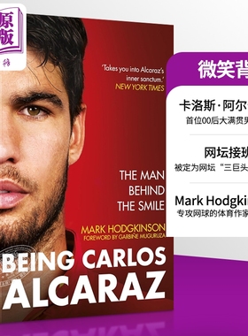 网球大满贯 阿尔卡拉斯自传 卡洛斯·阿尔卡拉斯传记 英文原版 Being Carlos Alcaraz 阿卡 阿尔卡拉斯书 阿尔卡拉斯周边 网球周边