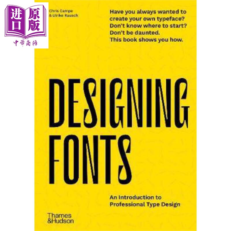 Designing Fonts 进口艺术 字体设计:专业字体设计导论【中商原版】